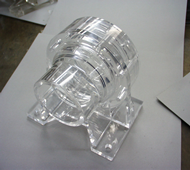 PMMA(アクリル)樹脂 マシニング加工品画像7